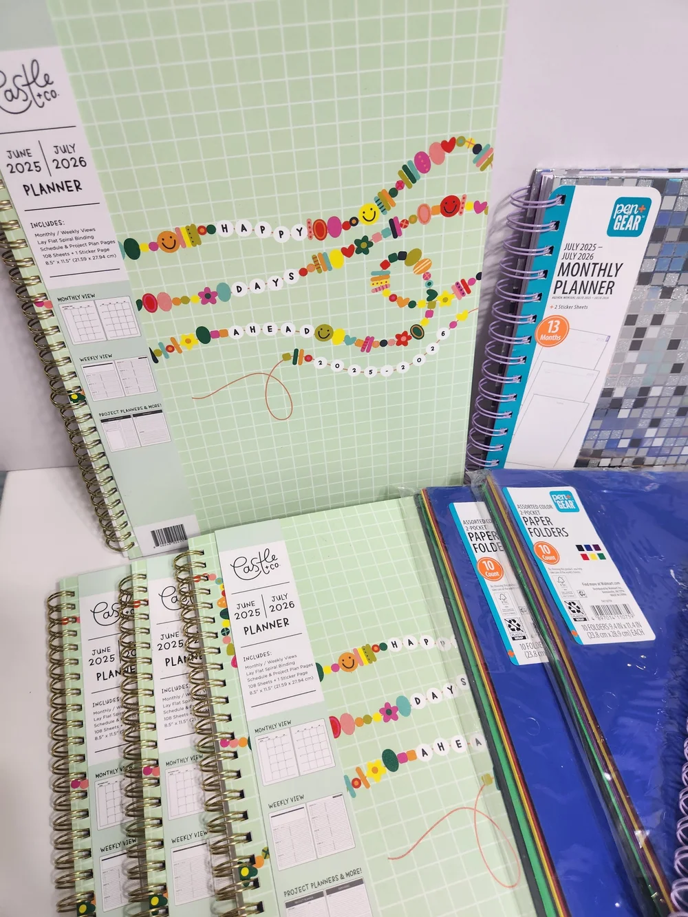 Planner Bundle of 8 items- 2026 monthly Planners and Paper Folders
